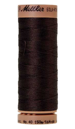1002 - Very Dark Brown Silk Finish Cotton 40 Thread